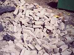 Bricks at Envirocare's Clive Facility
Keywords: Envirocare of Utah Waste disposal site, Clive Site