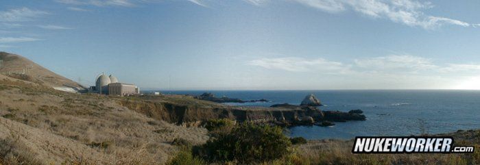 A panoramic view of the Diablo Canyon site
Photo Diablo Canyon nuclear power plant courtesy of Jim Zimmerlin of Pacific Gas & Electric Company, Avila Beach, California.
http://www.zimfamilycockers.com/DiabloCanyon.html
Keywords: Diablo Canyon Nuclear Power Plant