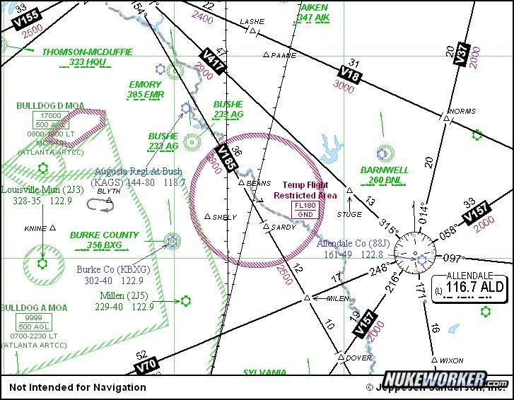 Vogtle Map
Vogtle Nuclear Power Plant-26 miles SE of Augusta, GA.
Keywords: Alvin W. Vogtle Nuclear Power Plant