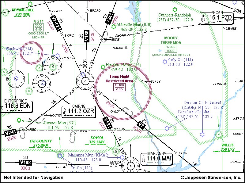 Farley Map
Joseph M. Farley Nuclear Power Plant - 18 miles SE of Dothan, AL.

FAA has issued a NOTAM (FDC 1/1980) prohibiting all General Aviation flights within a 10 nautical mile radius and below 18,000 feet of numerous nuclear sites throughout the United States.
Keywords: Joseph M. Farley Nuclear Power Plant