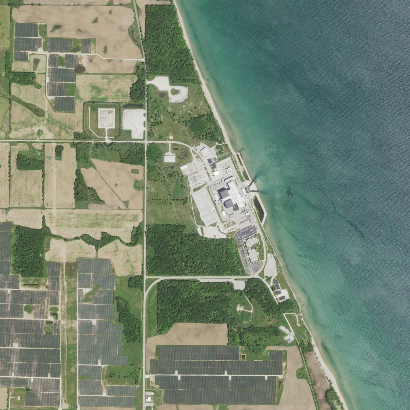 Point Beach 1 (aerial imagery)
Keywords: Point Beach 1; aerial; NAIP