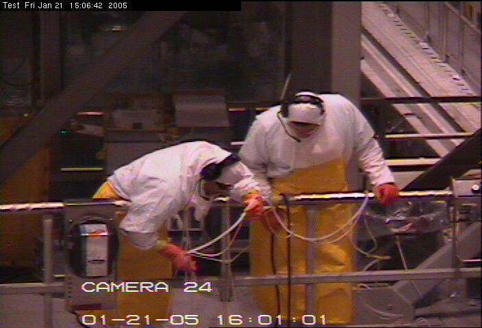 Tommy and Josh Processing CRD Blades
Keywords: Grand Gulf Nuclear Power Plant