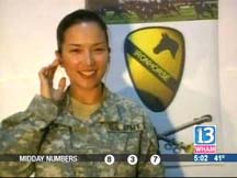 Sergeant Pammy
My daughter Pamela being interviewed from Baghdad on Thanksgiving Day 2006.
