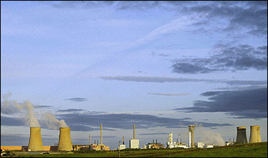 The Sellafield nuclear plant in Cumbria.
Keywords: Sellafield Cumbria UK