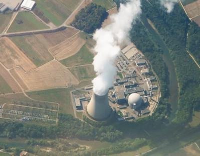 Leibstadt
Leibstadt is a nuclear reactor in Switzerland.In 2003, a greenpeace activist was able to climb ontop of the reactor dome, before being noticed.
