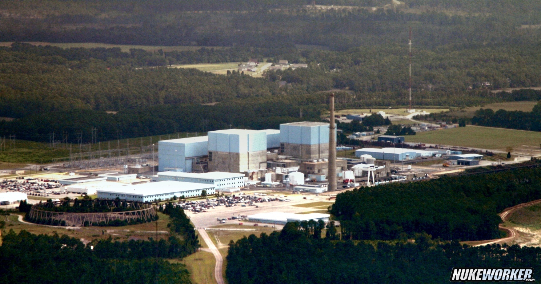 Brunswick Nuclear Plant
Brunswick Nuclear Plant is situated 2 miles north of Southport, N.C.  The facility’s personnel remain committed to operating the units safely  and reliably, and being a good neighbor. Since it began operating, Brunswick has accumulated many achievements: ¡ The Nuclear Regulatory Commission (NRC) granted Brunswick Nuclear Plant a 20-year license extension beyond the original 40-year term required for all U.S. reactors. The plant uses a 9-mile-long canal system to circulate approximately  1 million gallons of water per minute from the Cape Fear River for cooling purposes. To safeguard local aquatic life, the plant employs the “slide for life” fish return system, which safely returns fish and shellfish to the estuary. Station capacity:  1,870 megawatts (MW), enough to power more than 1.5 million homes.
