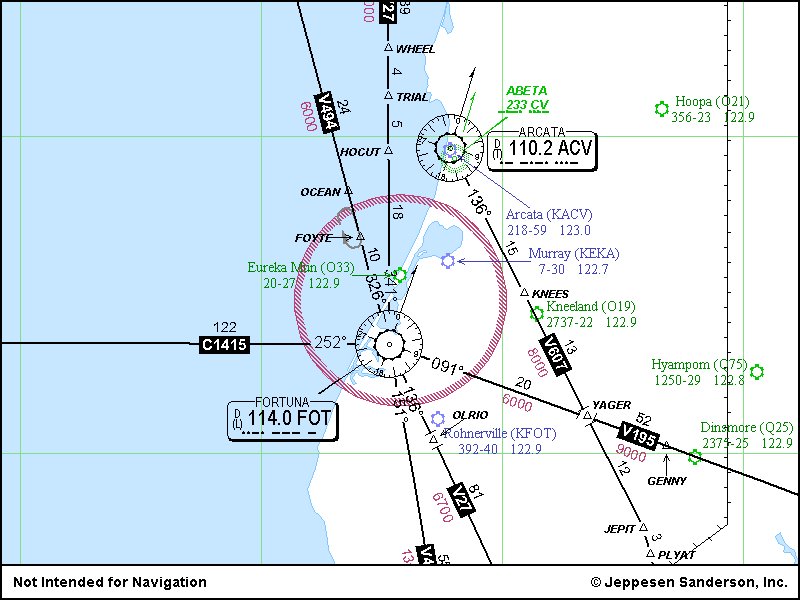 Humboldt Bay Map
FAA has issued a NOTAM (FDC 1/1980) prohibiting all General Aviation flights within a 10 nautical mile radius and below 18,000 feet of numerous nuclear sites throughout the United States.
Keywords: Humboldt Bay nuclear power plant south of Eureka