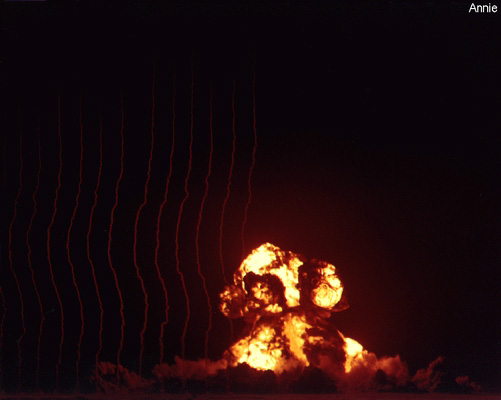 Annie
Yield: 16 kilotons
Location: Nevada Test Site
Date: 17.Mar.1953
