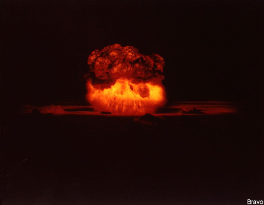 Bravo
Yield: 15 Megatons
Location: Bikini
Date: 28.Feb.1954
