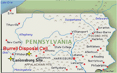 Burrell Disposal Cell Site  Indiana County, Pennsylvania
