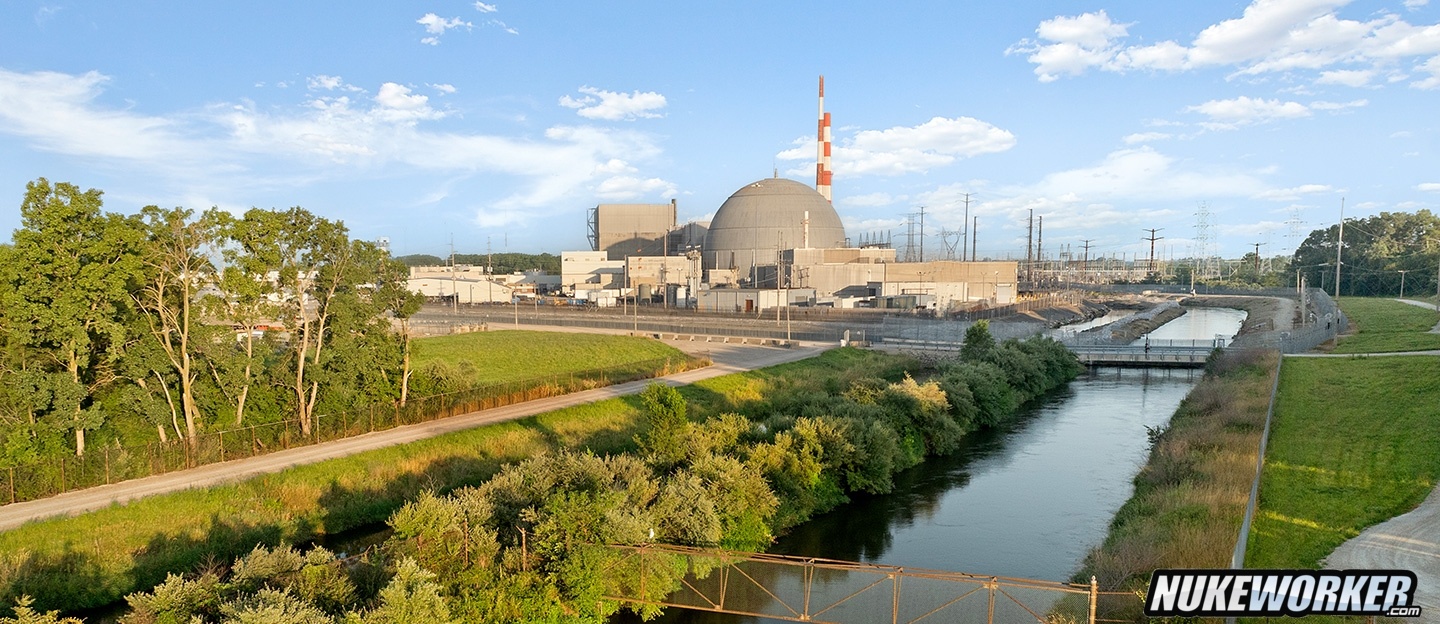 Dresden Clean Energy Center
Dresden Clean Energy Center’s two nuclear reactors in Morris, Illinois, can generate up to 1,845 megawatts (MW) of clean, emissions-free energy, enough electricity to power the equivalent of nearly 1.4 million homes. The site is also home to the nation’s first full-scale, privately financed nuclear plant, which was retired in 1978 and has been designated a Nuclear Historic Landmark.
