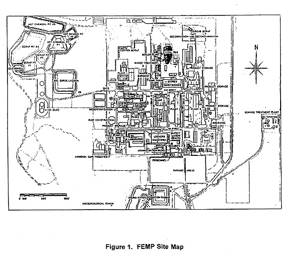 Fernald Environmental Project (FEMP)
The Fernald Environmental Project (FEMP) encompasses 1,050 acres located in south western Ohio, approximately 18 miles north west of Cincinnati. 
Keywords: Fernald Closure Project Fernald Green Salt Plant, Feed Materials Production Center, Fernald, Ohio (FEMP)