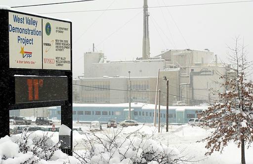 West Valley Demonstration Project
The West Valley Demonstration Project nuclear site is shown Friday, Feb. 18, 2005 in West Valley, N.Y., Two workers at the site were exposed to higher doses of radiation than allowed under the site's own guidelines in one of three recent safety lapses that have led to a suspension of work there.
Keywords: West Valley Demonstration Project