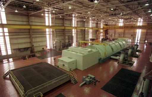 Three Mile Island nuclear power plant
The turbines for the Unit 1 reactor at the Three Mile Island Nuclear Facility are still in use Wednesday, March 3, 1999, in Middletown, Pa. On March 28, 1979, one-third to one-half of the uranium-filled core of Unit 2's reactor experienced a melt down and created the first and only general emergency declared at a U.S. nuclear plant. On March 28, 1999 will be the 20th anniversary of the nation's only nuclear accident.
Keywords: Three mile Island Nuclear Power Plant (TMI) near Harrisburg Pa in Middletown Penn