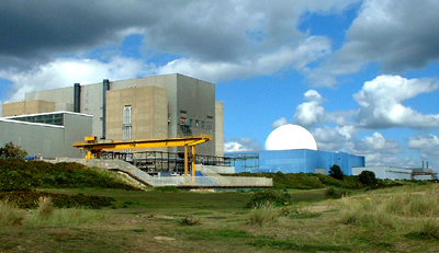 Sizewell B
Sizewell's two Nuclear power stations dominate the landscape; the first building is Sizewell A a Magnox gas cooled reactor whilst the second building with the white dome is Sizewell B, Britain's only Pressurised Water Reactor.
Keywords: Sizewell B Suffolk UK