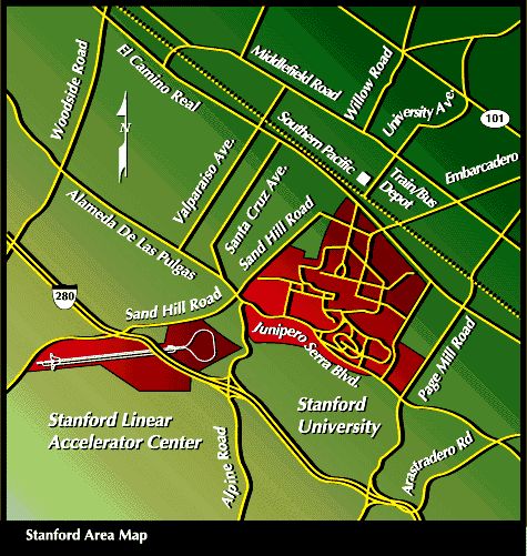 Stanford Linear Accelerator Map
Keywords: Stanford Linear Accelerator Center (SLAC)