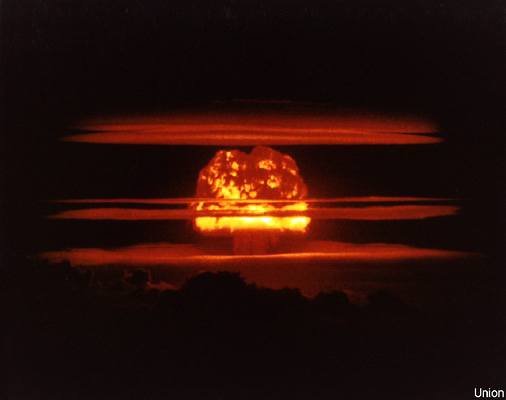 Union
Yield: 6.9 Megatons
Location: Bikini
Date: 25.Apr.1954
