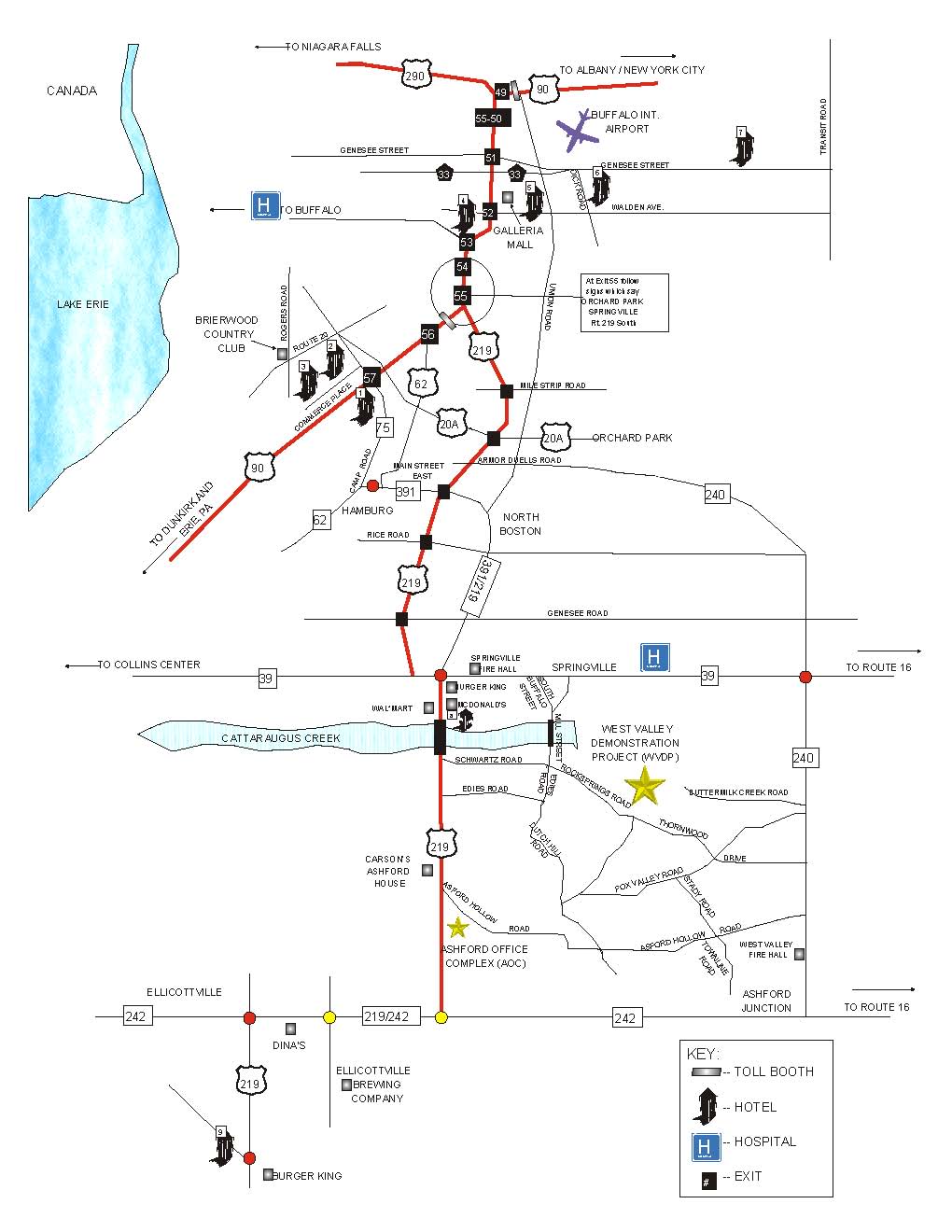 West Valley Map
