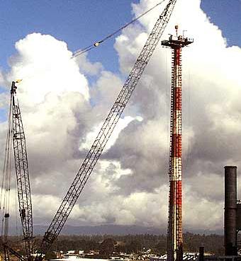 Humbolt Bay Nuclear stack removal.
Keywords: Humboldt Bay nuclear power plant south of Eureka