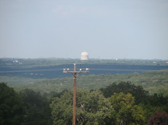 Comanhe Peak from the Fossil Rim Park road
