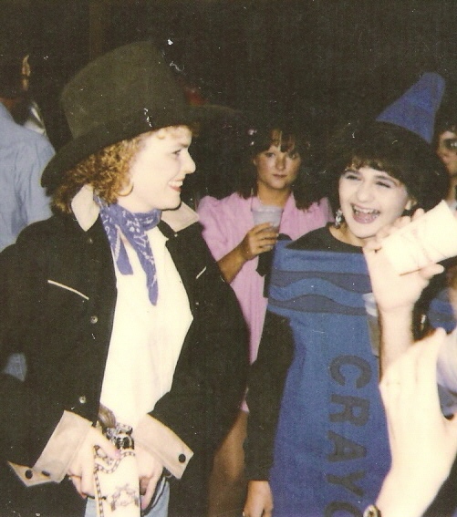 Judy & Yvonne - Halloween - Late 80's
