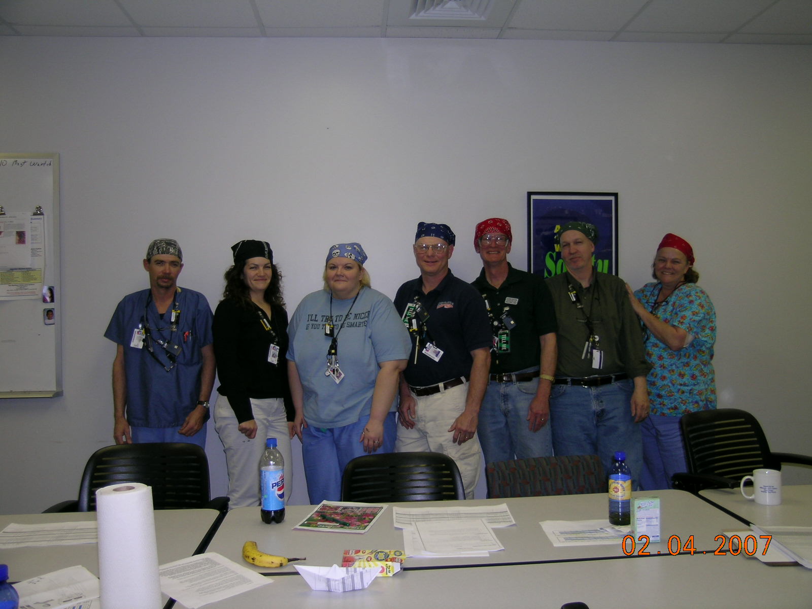 RP's At McGuire
Booger, Julie, Melissa, Ron, Harry, Bruce, and Elaine
