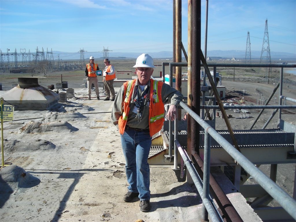 Jack Conrad, late 2008
Standing on the west end of the 109N roof, 100N.
