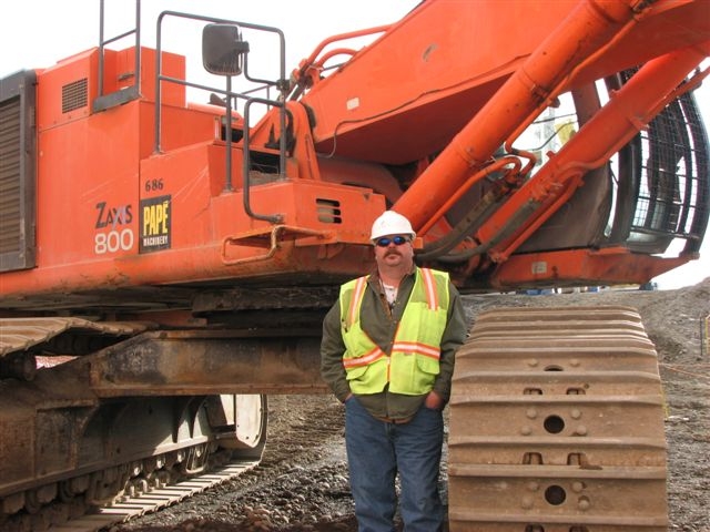 Mark Sims poses with his favorite 'ride'
