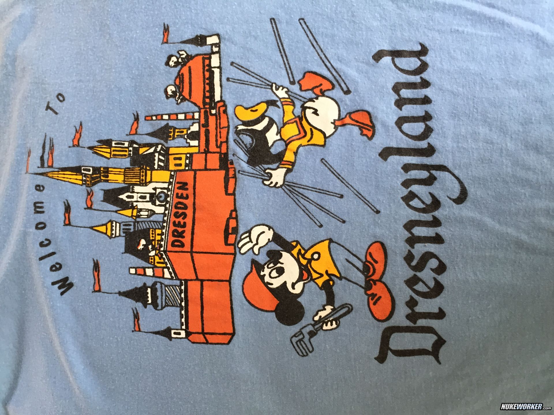 Dresneyland!
From my outage t-shirt collection
