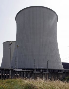 Biblis cooling tower close up