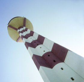 Garigliano striped stack seen from below